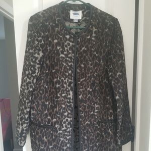 Long Leopard Blazer